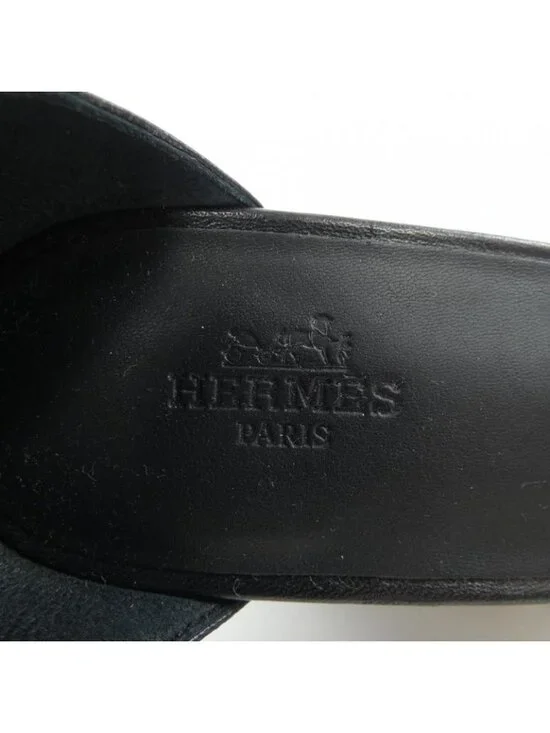 Hermes Sandals Black 37 - Picture 6 of 6
